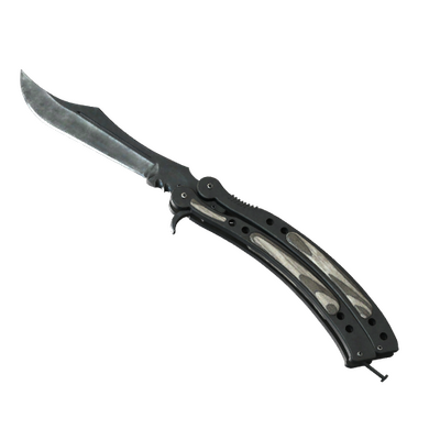 ★ StatTrak™ Butterfly Knife | Black Laminate (Field-Tested) thumbnail