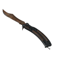 ★ Butterfly Knife | Rust Coat (Battle-Scarred)