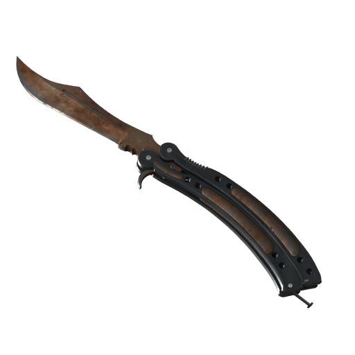 ★ Butterfly Knife | Rust Coat (Battle-Scarred)
