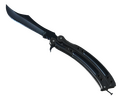 Butterfly Knife | Blue Steel (Well-Worn)