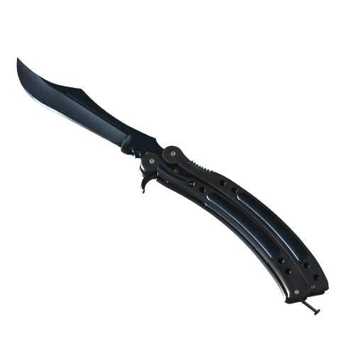 ★ StatTrak™ Butterfly Knife | Blue Steel (Minimal Wear)