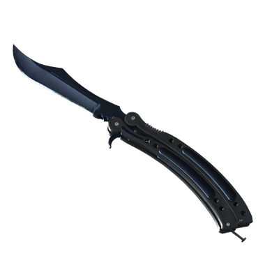 ★ StatTrak™ Butterfly Knife | Blue Steel (Battle-Scarred) thumbnail