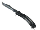 StatTrak™ Butterfly Knife | Stained (Well-Worn)