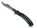 StatTrak™ Butterfly Knife | Damascus Steel (Well-Worn)