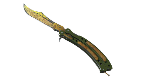 ★ StatTrak™ Butterfly Knife | Lore (Battle-Scarred)