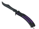 StatTrak™ Butterfly Knife | Ultraviolet (Minimal Wear)