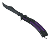 ★ StatTrak™ Butterfly Knife | Ultraviolet (Minimal Wear)