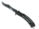 Butterfly Knife | Night (Battle-Scarred)