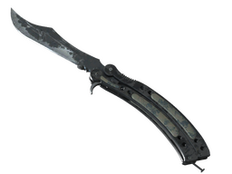 ★ Butterfly Knife | Night (Battle-Scarred)