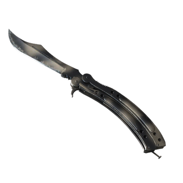 ★ Butterfly Knife | Scorched (Well-Worn)