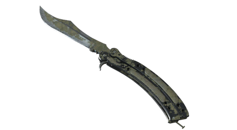 ★ Butterfly Knife | Safari Mesh (Battle-Scarred)
