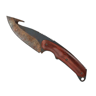 صورة مصغرة لـ ★ StatTrak™ Gut Knife | Rust Coat (Battle-Scarred)