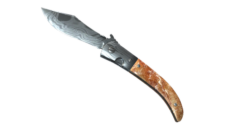 ★ Navaja Knife | Damascus Steel (Field-Tested)