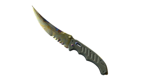 ★ Flip Knife | Case Hardened (Well-Worn)