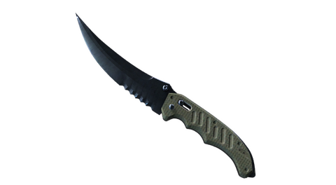 ★ StatTrak™ Flip Knife | Blue Steel (Minimal Wear)