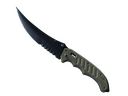 Flip Knife | Blue Steel (Well-Worn)