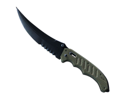 ★ StatTrak™ Flip Knife | Blue Steel (Field-Tested)