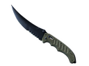 Flip Knife | Blue Steel (Battle-Scarred)