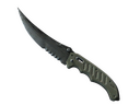 StatTrak™ Flip Knife | Damascus Steel (Battle-Scarred)