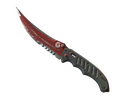 Flip Knife | Crimson Web (Battle-Scarred)