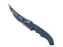 StatTrak™ Flip Knife | Bright Water (Battle-Scarred)