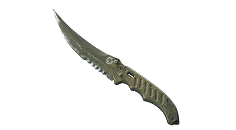 ★ Flip Knife | Safari Mesh (Battle-Scarred)