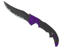 StatTrak™ Falchion Knife | Ultraviolet (Well-Worn)