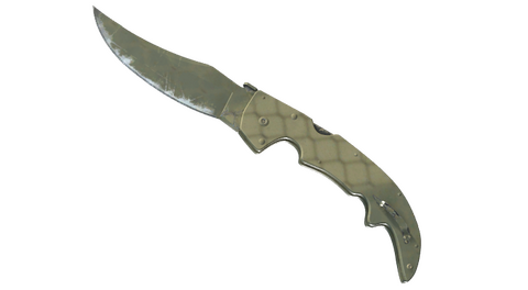 ★ Falchion Knife | Safari Mesh (Well-Worn)