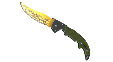 ★ Falchion Knife | Lore (Well-Worn)