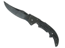 StatTrak™ Falchion Knife | Damascus Steel (Battle-Scarred)