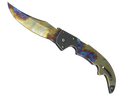 StatTrak™ Falchion Knife | Case Hardened (Well-Worn)