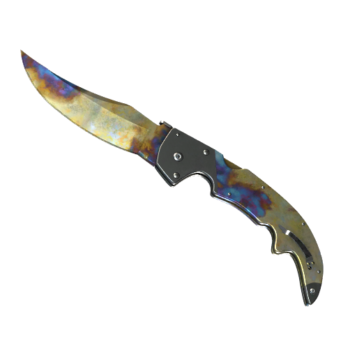 ★ Falchion Knife | Case Hardened (Well-Worn)