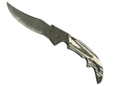 StatTrak™ Falchion Knife | Black Laminate (Battle-Scarred)