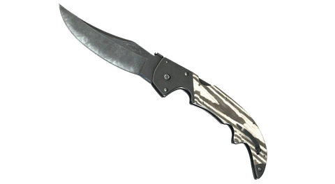 ★ Falchion Knife | Black Laminate (Minimal Wear)