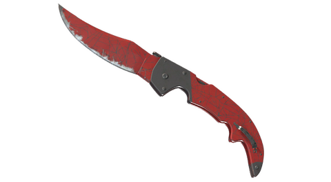 ★ Falchion Knife | Crimson Web (Field-Tested)