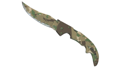 ★ Falchion Knife | Forest DDPAT (Well-Worn)