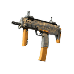 Souvenir MP7 | Short Ochre (Battle-Scarred)