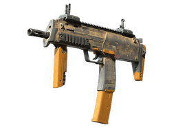 MP7 | Short Ochre (Battle-Scarred)