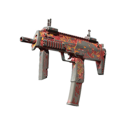 Souvenir MP7 | Coral Paisley (Battle-Scarred)