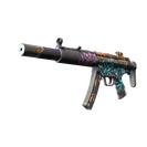 MP5-SD | Neon Squeezer (Battle-Scarred)
