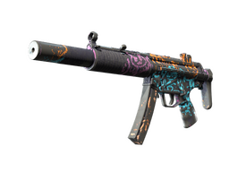 MP5-SD | Neon Squeezer (Battle-Scarred)