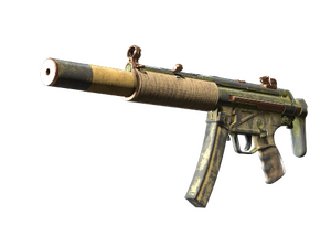 Souvenir MP5-SD | Savannah Halftone (Battle-Scarred)