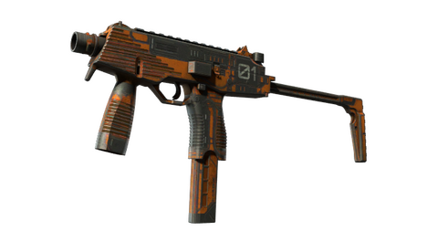 StatTrak™ MP9 | Modest Threat (Battle-Scarred)