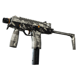Souvenir MP9 | Arctic Tri-Tone (Battle-Scarred)
