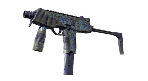 MP9 | Cobalt Paisley (Battle-Scarred)
