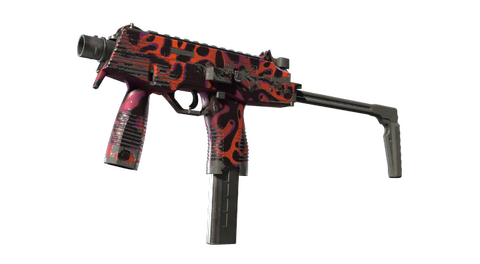 MP9 | Ruby Poison Dart (Well-Worn)