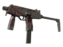 MP9 | Ruby Poison Dart (Battle-Scarred)