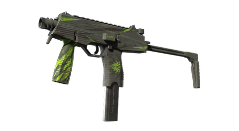 StatTrak™ MP9 | Deadly Poison (Battle-Scarred)
