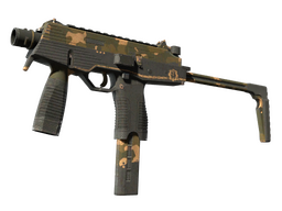 MP9 | Black Sand (Battle-Scarred)