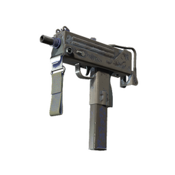 Souvenir MAC-10 | Storm Camo (Battle-Scarred)